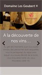 Mobile Screenshot of lesgoubert.fr